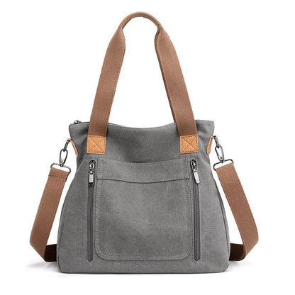 Canvas Shoulder Bag Fashion Large Capacity Crossbody Purse Polyester Handbags