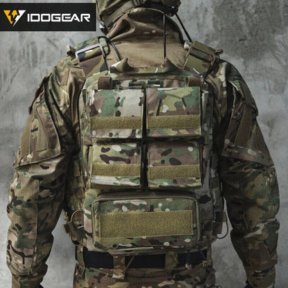 Tactical Pouch Bag Zip On Panel Modular Backpack Pouch
