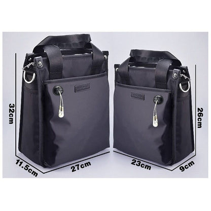 Men's Shoulder & Messenger Bag Oxford Cloth Material British Casual Style