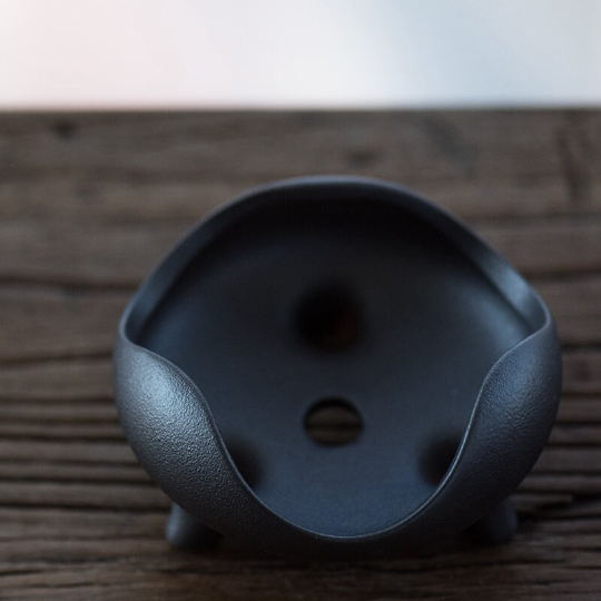 Black Ceramic Tea Strainers Accessory