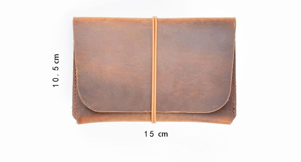 Passport Holders Cover Retro Credit ID Card Wallet 10.5x15cm Crazy Horse Leather