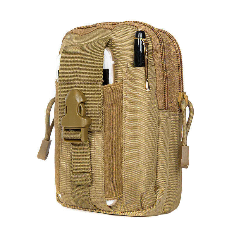 Men Tactical Bag Belt Waist Pack Pouch Military Running Pocket Camping Tool Bags