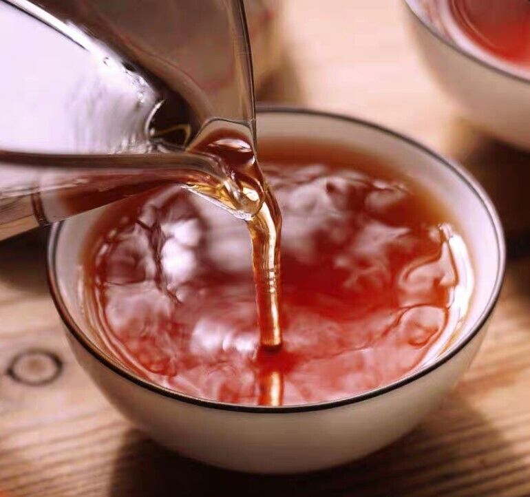 YunNan MengHai Spring Ancient Tree Old Boiled Pu'er Tea Ripe Tuocha 100g * 5-