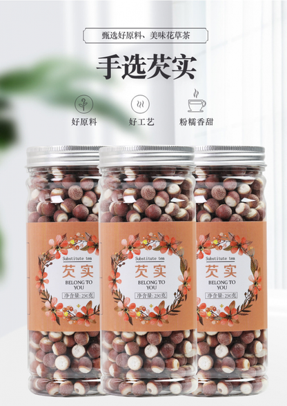 Chinese Herbal Tea 芡实 500g 广东肇庆鸡头米欠实干货 Gorgon fruit Gordon Euryale Seed