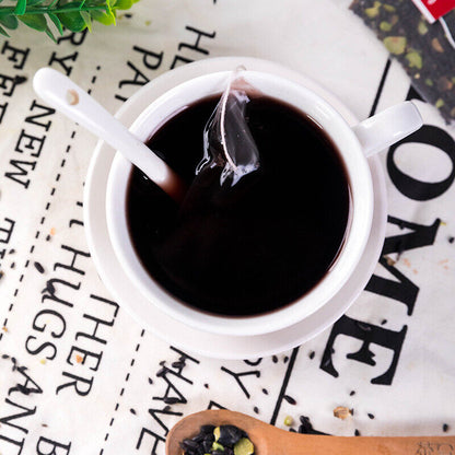 Black bean and black rice and black sesame triple tea 三黑茶 黑豆黑米黑芝麻乌根益生茶黑发茶 30包/盒