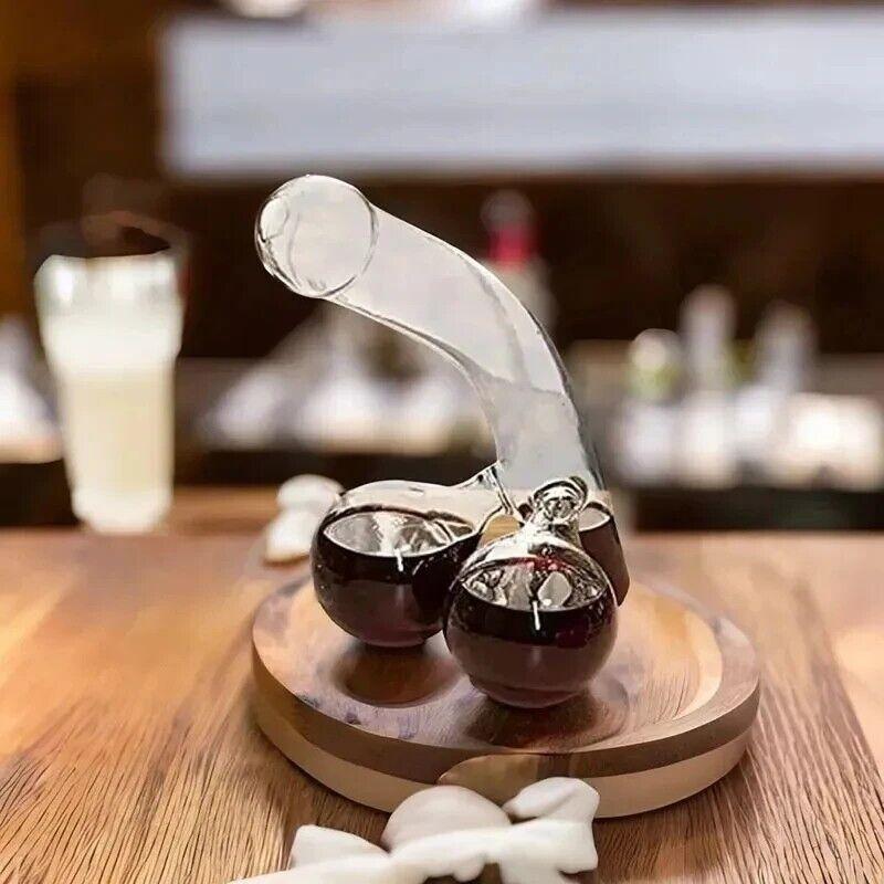 Unique Whisky Decanter Funny Liquor Creative Glass Container Scotch Tequila Bran
