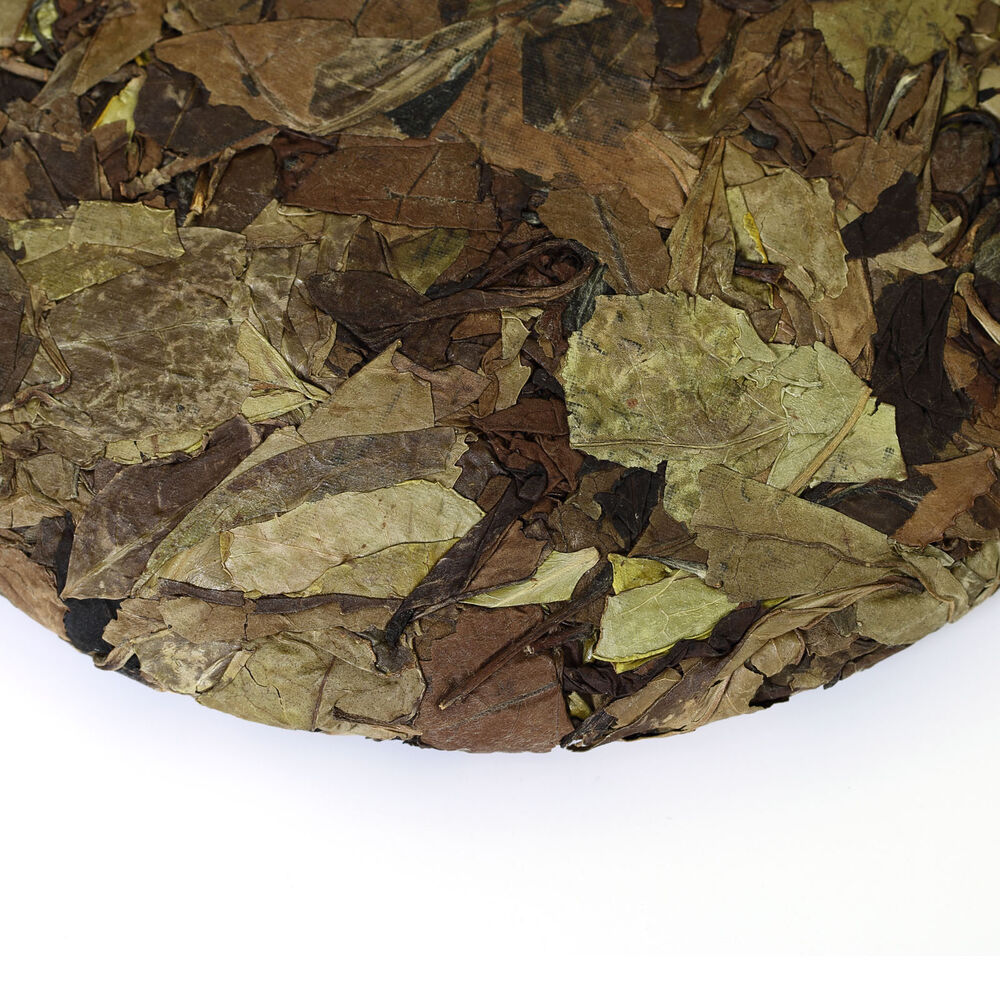 300g Fuding Remote Mountain Wild Spring Leaf Slice Aged Cake White Tea