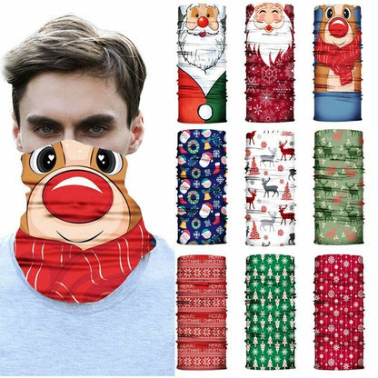 Unisex Printed Neck Gaiter Balaclava Bandana Multifunctional Outdoor Headwear