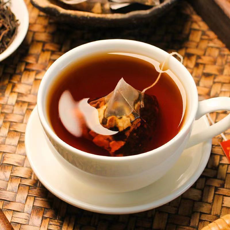 Ripe Pu-erh Black Tea Cooked Tea Dried Tangerine Or Orange Peel Yunnan Puerh Tea