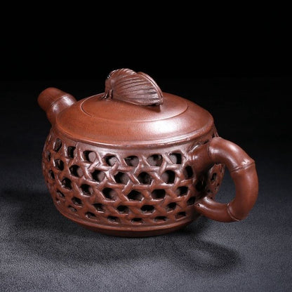 Chinese Yixing Purple Clay Teapot Tea Set Pot Zisha Ceramic Cute Decor Figurine