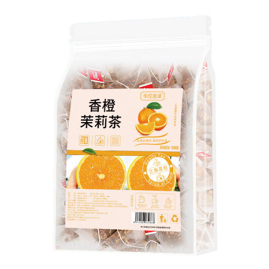 Orange Jasmine Tea Flower Tea Bag Tea Triangle Bag Cold Brew Tea 125g / 25 Bags