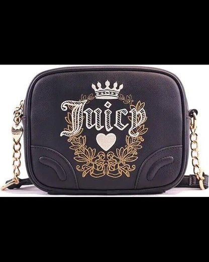 NEW! Juicy Couture Heritage Black Crossbody Eye-catching Bestseller Bag Gift