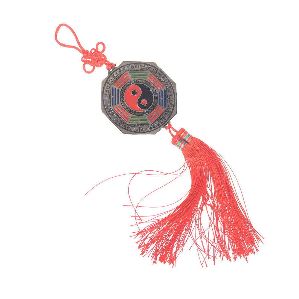 Chinese Feng Shui Bagua Mirror Good Luck Fortune Prayer Hanging Charm Gift S-ca