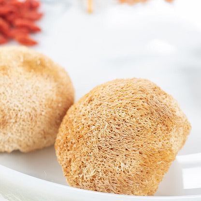 2 Pcs Organic Hericium Erinaceus Dried Herbal for Cooking Health Care Wholesome