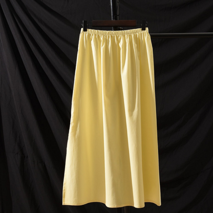 Women Slips Cotton Skirt Midi Petticoat Slips Underskirt Short Casual Retro