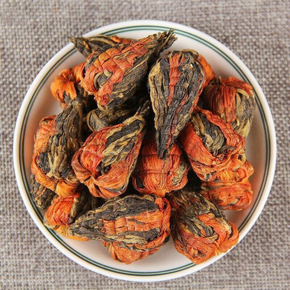 2023 Dianhong Bai He Bao Ta Dian Hong Handmade Kungfu Honey Fragrant Black Tea