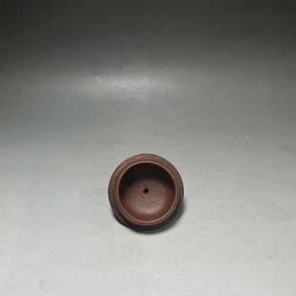 vintage chinese yixing purple clay teapot zisha ceremony carving Collectible art