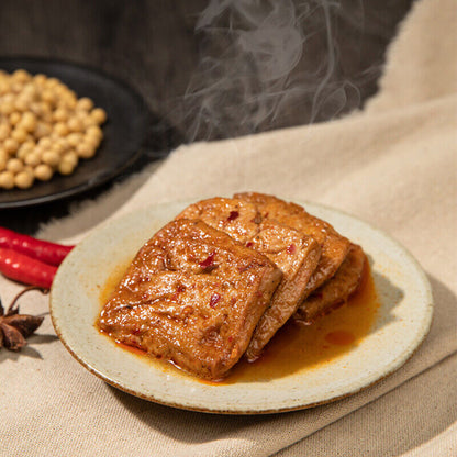 三只松鼠捞汁豆腐香辣味120g*2袋解馋豆腐干豆制品网红零食 Three Squirrels Tofu with Spicy Flavour 120g*2bag