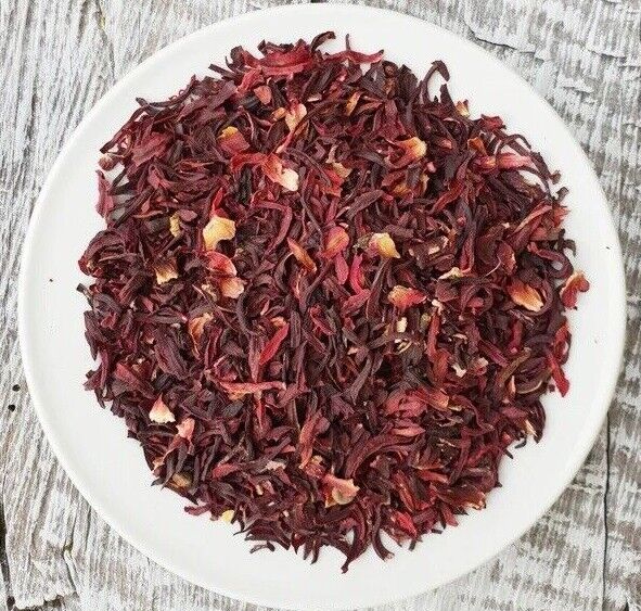 Premium Hibiscus Flower Organic Petals Dried Cut ~ Hibiscus Sabdariffa ~