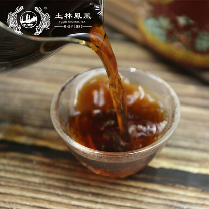 2011 TuLin Phoenix Shu Puer Tuocha Tea "Ru Yi" Mushroom Ripe Puerh Tuocha 250g