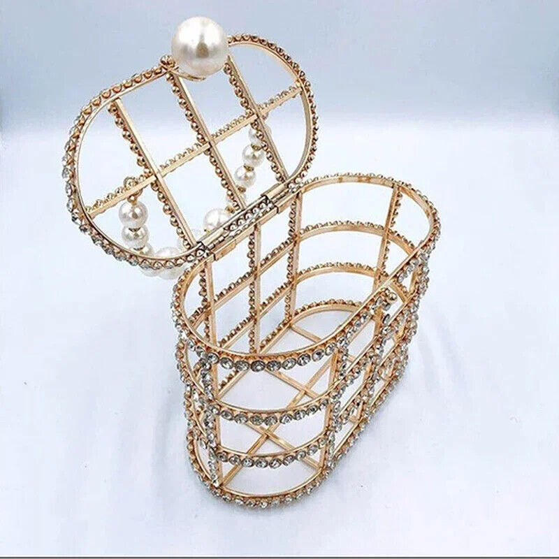 Diamonds Basket Evening Clutch Bags Women Handbags Ladies Wedding Party