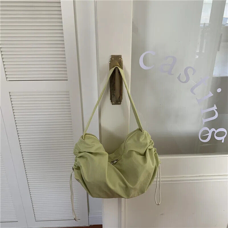 Women Nylon Tote Bag Handbag Shoulder Bag Reusable Shopping Beach Bag