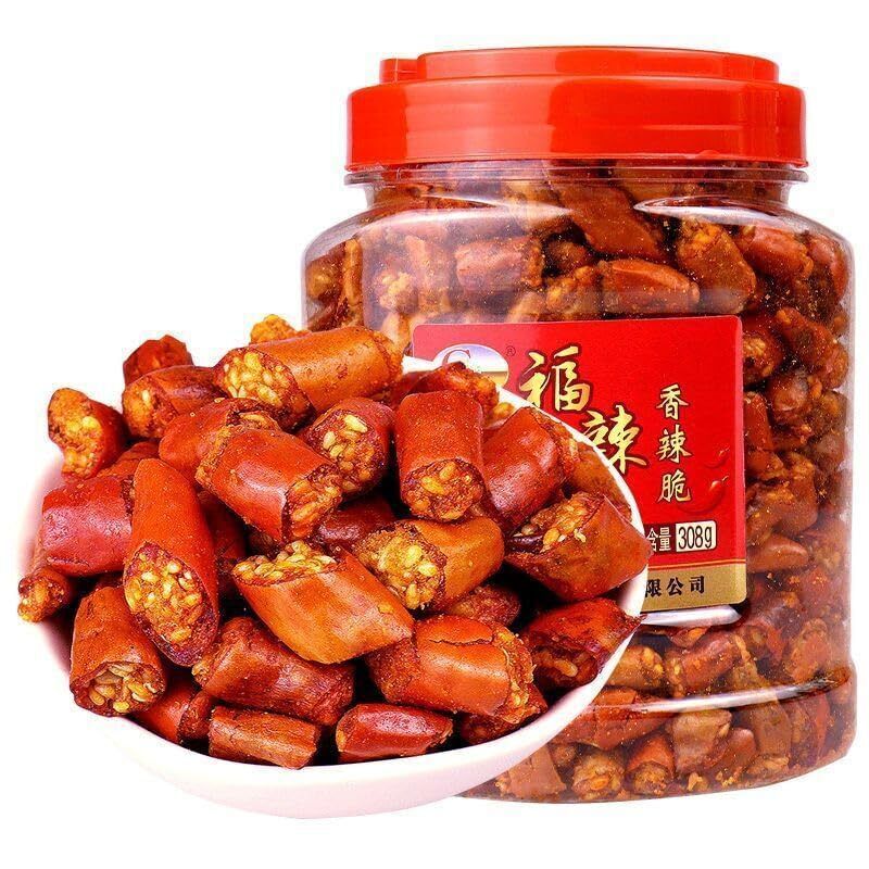 Chinese Instant Crispy Chili Peppers dried Chili Peppers Seasonings 308g Can