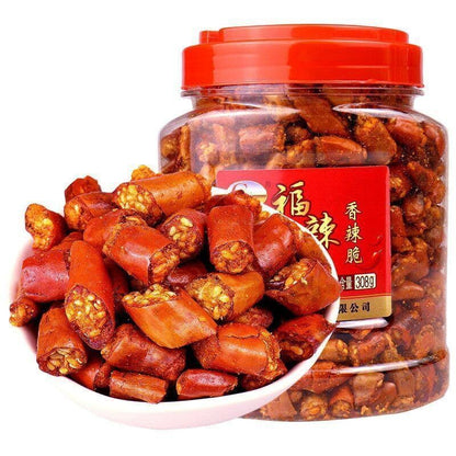 Chinese Instant Crispy Chili Peppers dried Chili Peppers Seasonings 308g Can