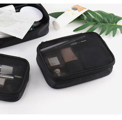 Waterproof Transparent Cosmetic Bag Makeup Case Clear Beauty Organizer S/M/L 1PC