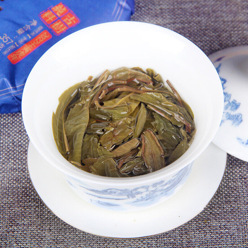 357g Yunnan Puer Raw Tea 普洱生茶 古六大茶山之首革登青饼早春古树茶生普357g