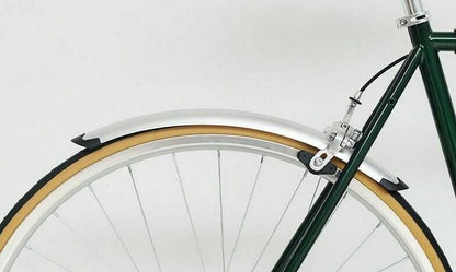 Bicycle Front Rear Fenders 700C Aluminum Plastic Retro Fixed Gear Cycling Fender