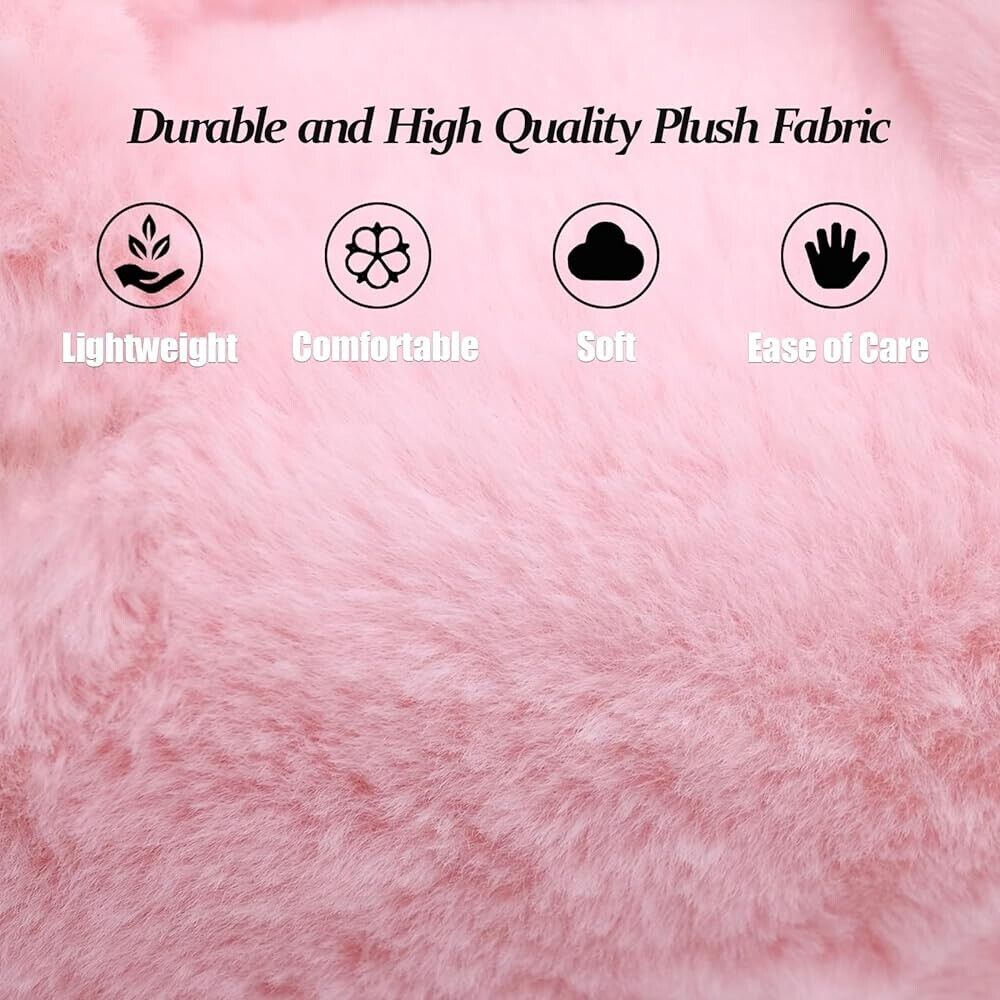 Women Plush Shoulder Bag Fashion Fluffy Crossbody Purse Soft Warm Bag Gift