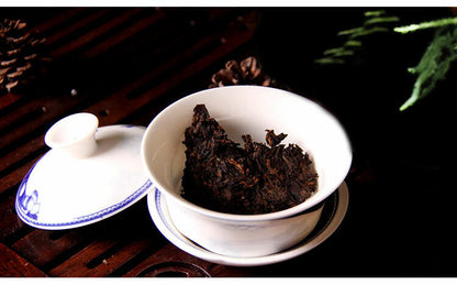 Menghai Heaven Earth Bulang Aged Rhythm Pu-erh Tea Cake 2015 357g Ripe Puer Tea