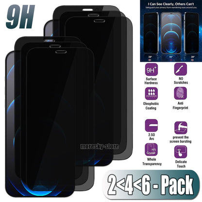 For iPhone 12/12 Pro Max/12 Pro Privacy Tempered Glass Anti-Spy Screen Protector