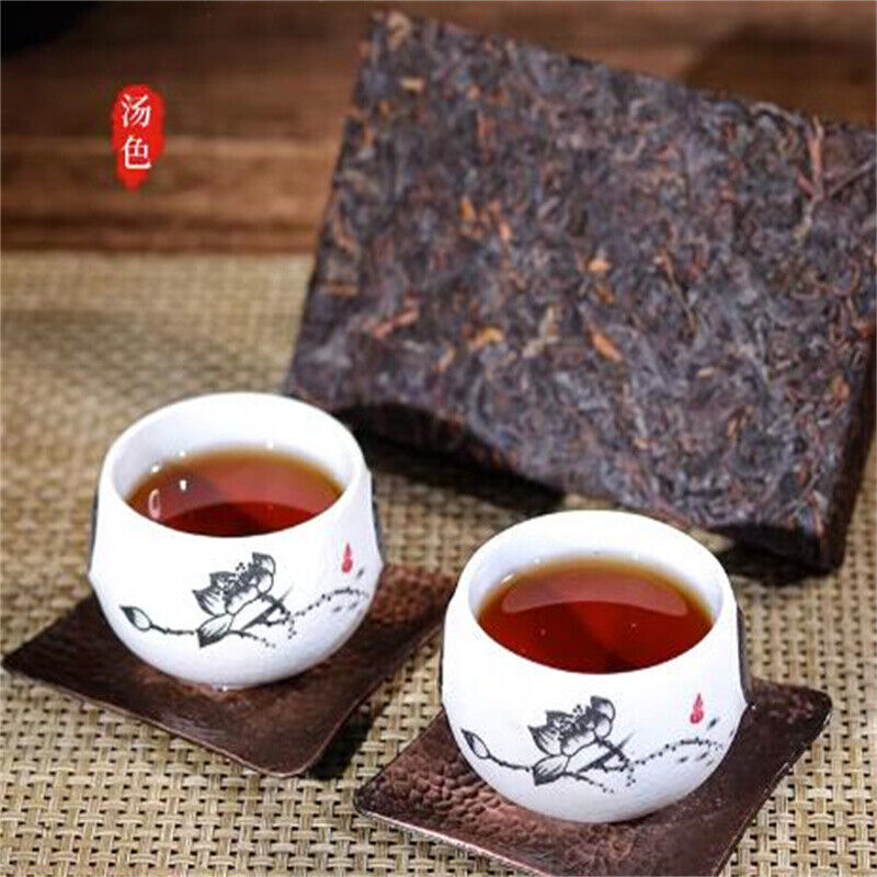 250g Yunnan Pu'er Ripe Tea Brick Pu'er Ripe Tea Healthy Drink