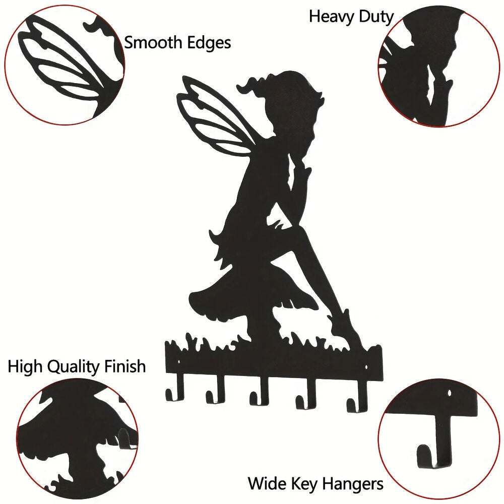 Metal Creative Genie Key Hangers, Wall Mounted Hangers Hooks, Household