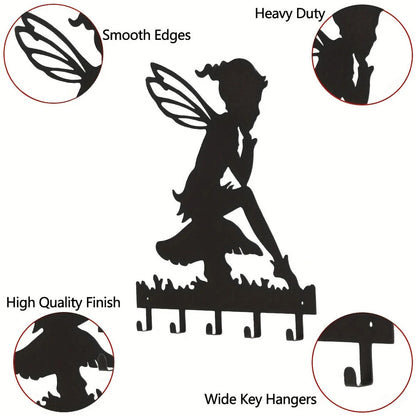 Metal Creative Genie Key Hangers, Wall Mounted Hangers Hooks, Household