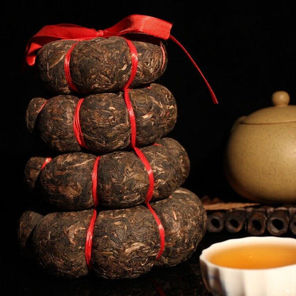 3000g Yunnan Pu-erh Green Tea Top-Grade 5 Layers Pumpkin Gourd Type Craft Pu'er