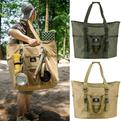 60L Outdoor Camping Storage Bag Large Capacity Backpack Tent Canopy Tote Handbag