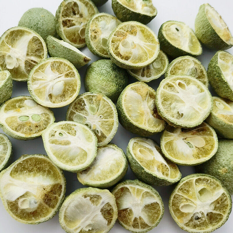 500g Freeze-dried green kumquat lemon tea half green kumquat smalldried kumquat