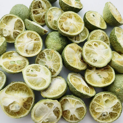 500g Freeze-dried green kumquat lemon tea half green kumquat smalldried kumquat