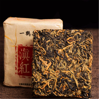 Golden Buds 400 Year Old Tree 250g Dian Hong Black Tea Brick-