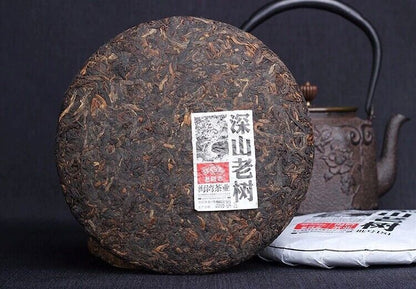 500g Yunnan Haiwan 2018 Shen Shan Lao Shu Batch 181 Ripe Pu-erh Tea Cake,puer 普洱