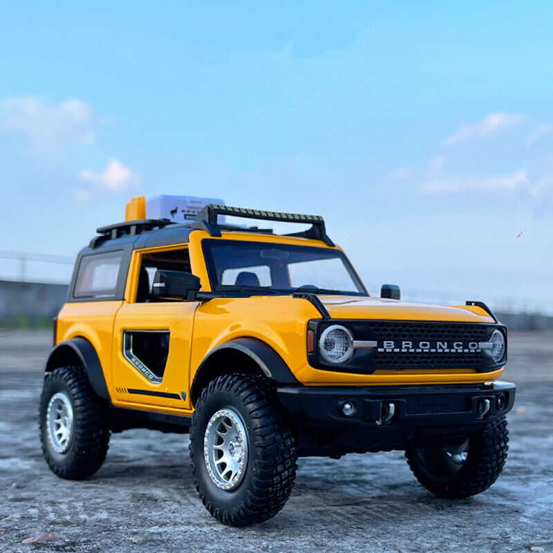 1:24 Ford Bronco Lima Diecast Model Car Modified SUV Off-road Vehicle Toy Gift