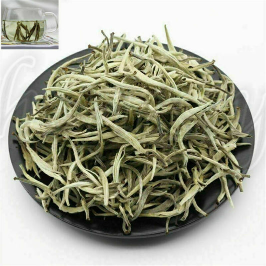 Premium Chinese Organic Bai Hao Yin Zhen Silver Needle White Loose Leaf Tea Gift