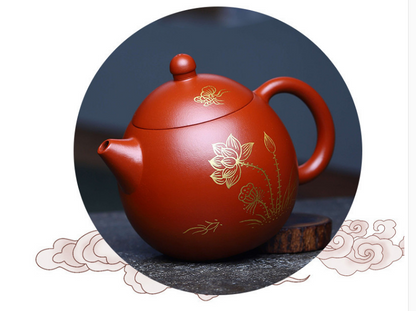 Chinese Yixing Zisha Clay Handmade Exquisite Teapot #8735520