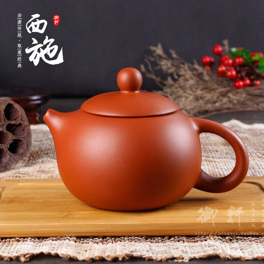 China Yixing Zisha Pottery Red Clay Handmade Hand Made 180ml Collection Teapot