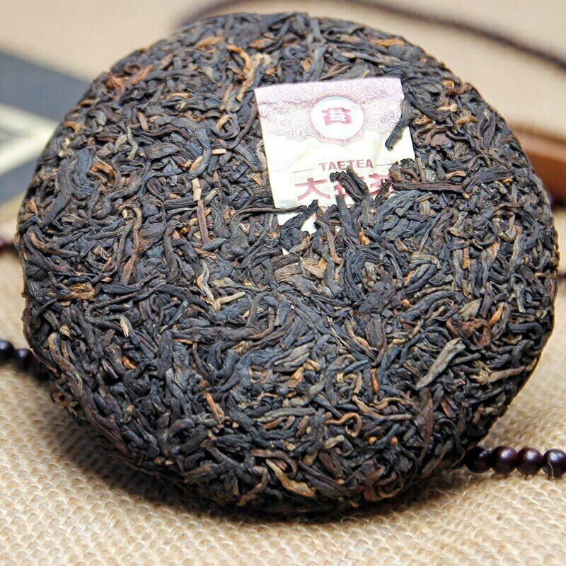 150g Dayi Taetea 7572 Yunnan Menghai Pu'er Pu-erh Tea Cake in Box 2018 Ripe Puer