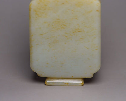 Antique China Hetian Jade Snuff Bottle Carved Nice Snuffbox Art Rare Collection
