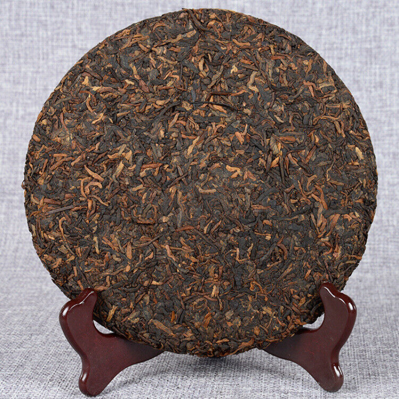 357g/12.59oz Black Tea Natural Pu-erh Tea Ancient Pu-erh Ripe Cake Health Care